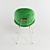 Elegant Teal Velvet Jane Dining Chair 3D model small image 2