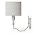 Modern Wall Sconce: MW-Light Conrad 3D model small image 3