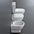 Sfera Ceramic Toilet 3D model small image 2