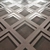 Elegant Wood and Metal Parquet 3D model small image 1