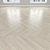 Title: White Oak Parquet: Herringbone, Linear, Chevron  3D model small image 2