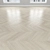 Title: White Oak Parquet: Herringbone, Linear, Chevron  3D model small image 3