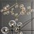 Modern Modo 6-Sided Chandelier 3D model small image 1