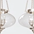 Lowry Pendant Light - Satin Nickel 3D model small image 2