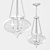 Lowry Pendant Light - Satin Nickel 3D model small image 3