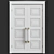 Elegant Classic Interior Doors 3D model small image 1