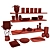 Kitchen Delights: Decorative Set 3D model small image 2