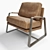 Versatile Anders Accent Chair 3D model small image 3