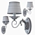 Elegant German MW-Light Sconce 3D model small image 3