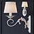 Elegant German MW-Light Sconce 3D model small image 5