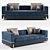 Elegant Essence 2-Seater Sofa 3D model small image 1