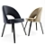 Saarinen Side Chair: Modern Elegance for any Space 3D model small image 1