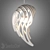 Modern White Yan Pendant Chandelier 3D model small image 1