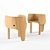 Elephant Table & Chair Set 3D model small image 2