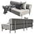 Modern Hem Palo 2-Seater Sofa 3D model small image 2