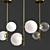 Sleek Stem Pendant Light 3D model small image 1