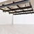 Elegant Wood-Metal Ceiling: Versatile Design Solution 3D model small image 3