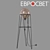 Pobo Grey Glass Floor Lamp: Stylish Illumination 3D model small image 1