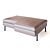 Sleek Leather Bench 3D model small image 1