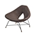 Italian Mid-Century Modern Cosmos Armchair by Augusto Bozzi 3D model small image 1