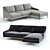 West Elm Alto 2-Piece Sectional: High-Detail & Versatile 3D model small image 1