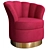 Elegant Besame Chair: Timeless Luxury 3D model small image 1