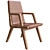 Elegant Citterio Acanto Armchair 3D model small image 1