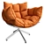 Husk Outdoor: Stylish Armchair 3D model small image 1