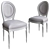 Elegant Louise Chair Kare 3D model small image 1