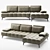  Elegant Rosemary Sofa by Calia Italia 3D model small image 1