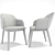 Elegant Coco Dining Chair Set 3D model small image 3