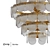 Elegant Emioni Chandelier 3D model small image 2