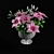 Elegant Pink Lilium Blossom 3D model small image 1