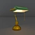 Classic Banker Desk Lamp 3D model small image 1