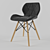 Velvet Butterfly Chair 3D model small image 1