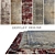 Luxurious Carpets Set by DOVLET HOUSE (5 pc) 3D model small image 1