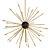 Glamorous Gold & Black Sputnik 3D model small image 1