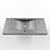 Modern Ladia Concrete Sink 3D model small image 1