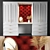 Ruby Red Wardrobe: Stylish Storage Solution 3D model small image 1