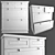 Contemporary Chest of Drawers 3D model small image 1