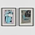 Modern Art Paintings Set 3D model small image 1