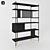 La Forma Milian: Stylish Wooden and Metal Rack 3D model small image 1