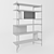 La Forma Milian: Stylish Wooden and Metal Rack 3D model small image 2