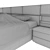 Kyoto Stone S7 Bed: Polys: 531986, Verts: 532436 3D model small image 2