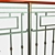 Elegant Metal Balcony Fence 3D model small image 2