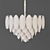 Elegant Murano Glass Chandelier: Mazzega Collection 3D model small image 2