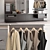 Elegant Master Dressing Wardrobe 3D model small image 2