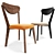 Elegant Bianca Dining Chair - Sleek Design & Superior Comfort 3D model small image 2