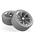 Title: Sleek Car Wheel 3D model small image 3