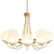 Elegant Melissa Chandelier 3D model small image 1